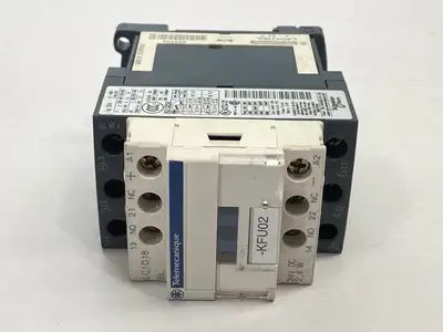 Used Telemecanique, Square D IEC Contactor 3P 18A 480VAC 24VDC Coil PLC Contactors Michigan US | Maverick Industrial Sales #1401964