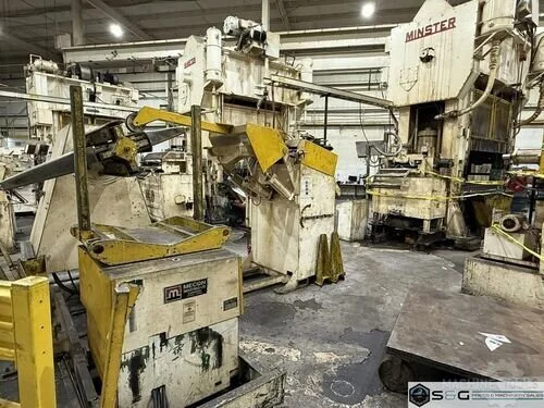 Used MECON 150OBTJ30 / 150CCRT Coil Feed Lines Michigan US | S & G Press and Machinery Sales #1352450