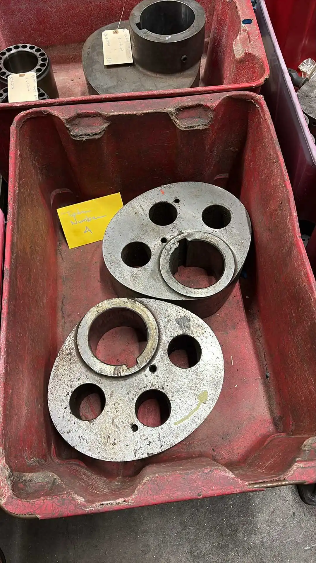 (2) US Baird 5L Top Shaft Cams 5" Stroke x 4.75" Bore x 1" Key