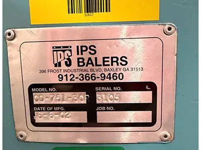 USED 2002 IPS MODEL: CD-751-30