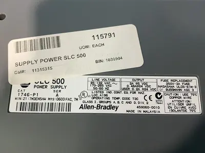 Used ALLENBRADLEY 1746P1 PLC Power Supplies Ohio US | HGR 24 #1507639