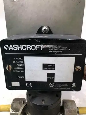 Ashcroft D42 45-XUD07 Teflon/Steel Differential Pressure Switch 15PSID