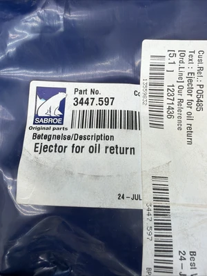 NEW Sabroe 3447.597