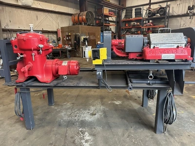 Sharples P600 and Westfalia OTA 7 centrifuge test system.
