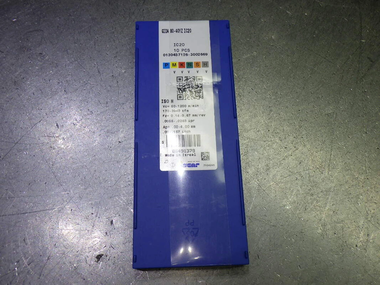 Iscar Carbide Grooving Inserts QTY10 GIDA 80-40YZ IC20 (LOC3465)
