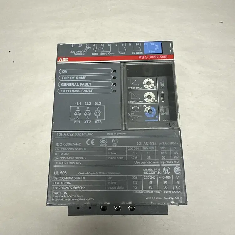 Used ABB PS S 30/52-500L Starters | Surplus Asset Holdings #1204504