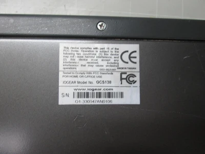 Used IOGEAR _UNKNOWN_ Misc Networking Equipment | OCO Industrial #1574841