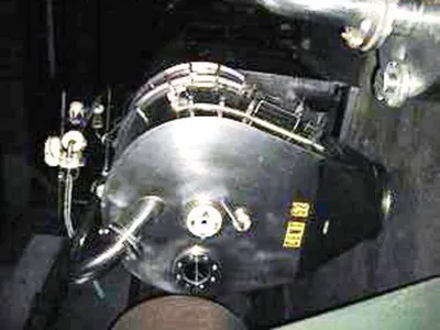 Heinkel HF 800 Inverting Filter centrifuge, Hastelloy C22.