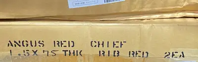New | in-Stock Angus Red Chief Red Nitrile Rubber Fire Hose 75' LOT OF 2 Commercial Materials & Supplies Michigan US | Maverick Industrial Sales #1391897