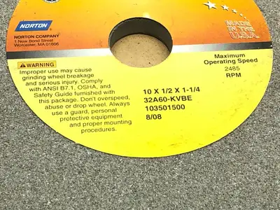 NEW NORTON GRINDING WHEEL