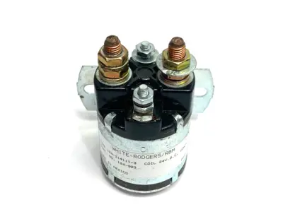 USED WHITE-RODGERS POWER COIL CONTACTOR 24 VDC, CONTINUOUS