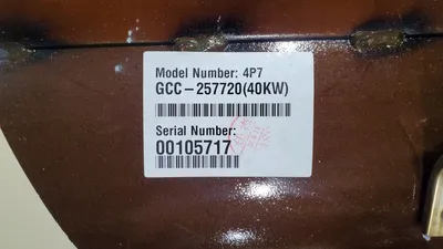 New 40KW Generator End 12Lead 120 208 240 416 480V 1800RPM Kohler GCC257720 4P7