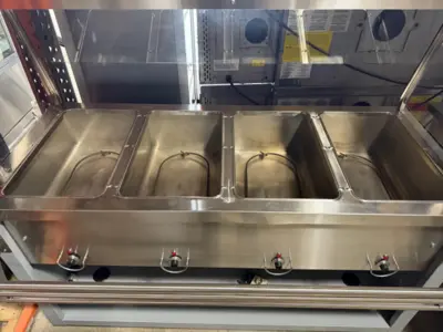 142-1289 Duke 60 Inch 4 Well Hot Food Warmer-Steam Table