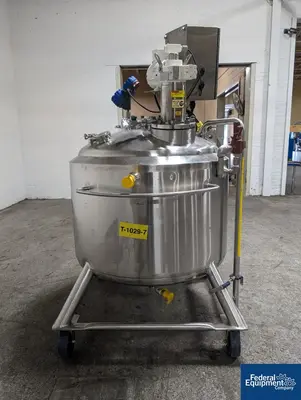 USED DCI 400 Liter DCI Reactor, 316L S/S, 45/125#