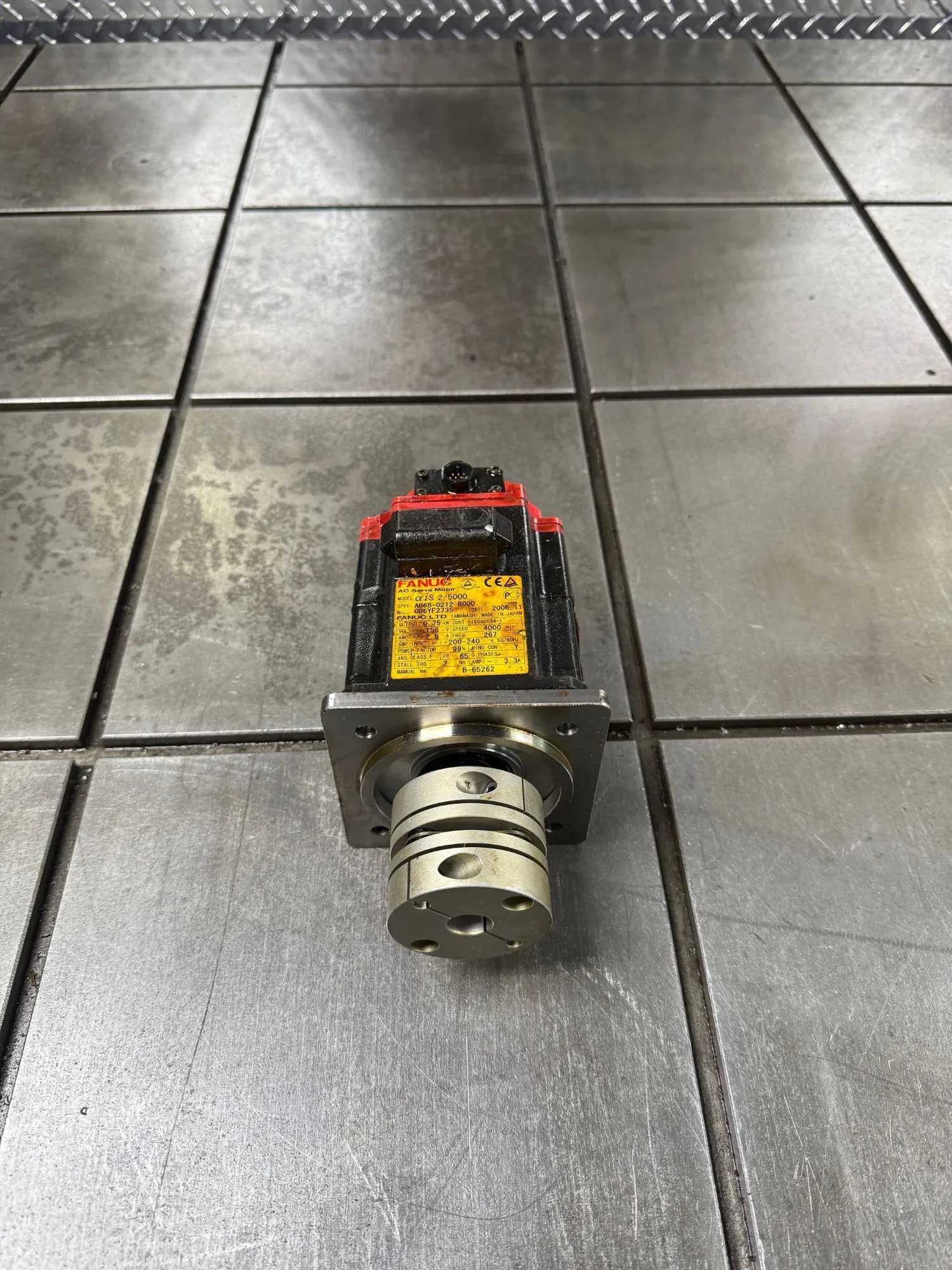 FANUC A06B-0212-B000 Servo Motor Tested #7679