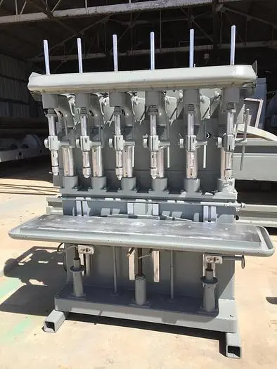 6 Spindle Buffalo Production Drill; #2 MT; 14” x 66” Tbl;