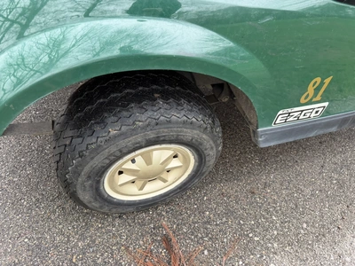 (1) 2014 E-Z-Go golf cart with a Kawasaki gas engine, does not include Club canopy or ball washer, f...