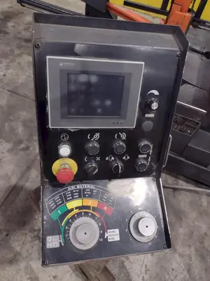 16" X 28" COSEN MODEL #SH-710LDM HORIZONTAL 60° MITERING BAND SAW: STOCK #23643