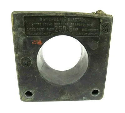 USED GENERAL ELECTRIC 641X91 CURRENT TRANSFORMER RATIO 250:5 TYPE JCH-0