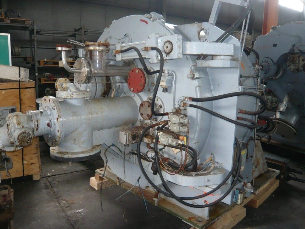 Krauss-Maffei HZ 125/3.2 SiD peeler centrifuge, Hastelloy.