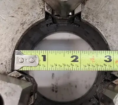 USED BISON 10" 3 JAW CHUCK