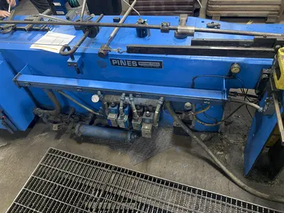 1.25" PINES MODEL #1-1/4 HIGH SPEED  ROTARY HYDRAULIC BAR, TUBE & PIPE BENDER, DIAL A BEND V CONTROL: STOCK #22683