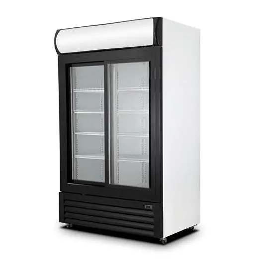 53"wide glass door cooler