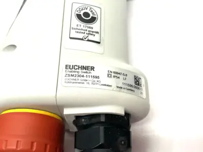 Used EUCHNER 3-FUNCTION STOP-COMMAND DEVICE LED, + AND - BUTTONS Relays & Switches Michigan US | Maverick Industrial Sales #1092130