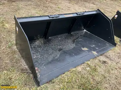 New Tomahawk 78” snow/mulch skid steer bucket, welded on high carbon cutting edge, skid steer...