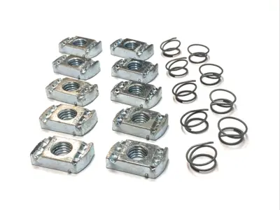 New | in-Stock Unistrut 1/2" Channel Nut w/ Spring LOT OF 10 Misc Fasteners Michigan US | Maverick Industrial Sales #1518241