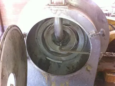 Centrifuge, Pusher, Siebtechnik, H-400, 316 S/st, 16" Dia #C737120