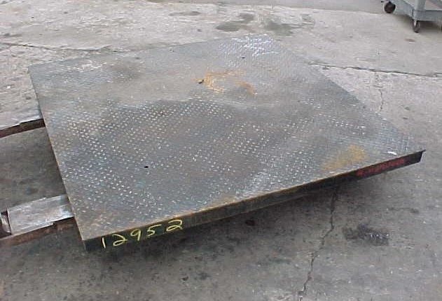 Used RICE LAKE 5 X 5 PLATFORM ROUGH DECK PLATFORM SCALE Platform Scales New Jersey US | Champion Trading Corporation #424504