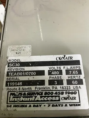 Used CONAIR SC-30 Dryers Michigan US | Ideal Machinery #1261457