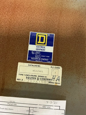 Square D _UNKNOWN_ Electrical Panel & Distribution Boards | Equipment Recovery Corp. (13)