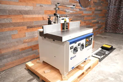 NEW SCM Class TI 120 Tilting Spindle Shaper + SCM Feed 48 – FREE SHIPPING