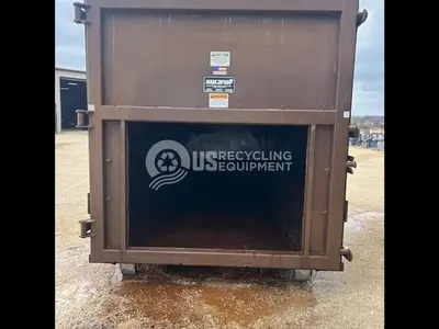 USED MARATHON TC-220T STATIONARY WITH RAMJECT 30 YARD CONTAINER