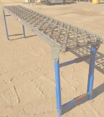 Conveyor, Skate Wheel, 18" x 10', Aluminum, 2" Dia Wheels #S743248