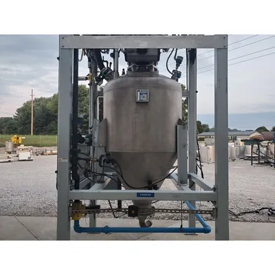 Used 2.5 Ton Dynamic Air BulkBuster Bulk Bag Unloader w/ Dense Phase Transporter