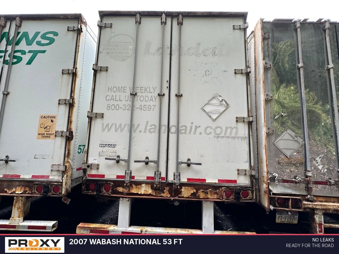 Used 2007 WABASH NATIONAL 53 FT Box Trailers Pennsylvania US | Proxy Equipment #1384937