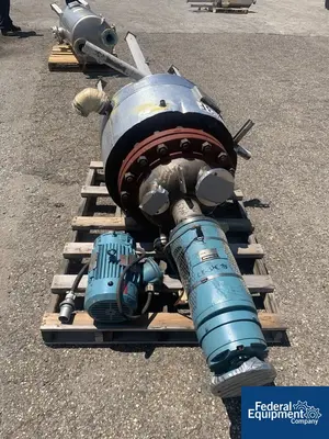 USED Gaspar 30 Gal Gaspar Reactor, 316L S/S, 150/150#