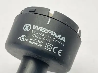 Used WERMA SIGNAL TOWER TERMINAL ELEMENT RM 12-230VAC/DC BK Terminal Blocks Michigan US | Maverick Industrial Sales #1096012