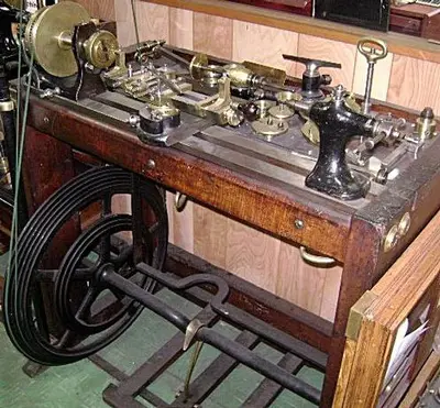 6947-385 Antique Holtzapffel Ornamental Turning Lathe, Circa 1860’s