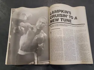 USED BOXING SCENE NOVEMBER 1990