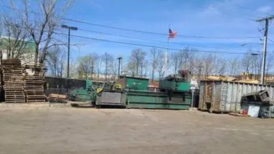 Harris HRB 100 HP 2 Ram Baler / Bale Release Door / Northeast