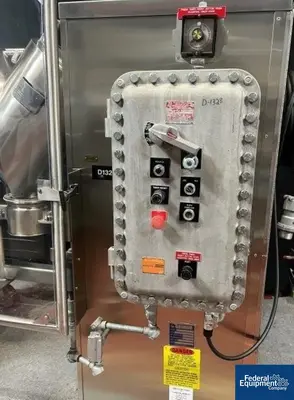USED Gemco 2 CU FT Gemco Twin Shell Vacuum Dryer, 316 S/S