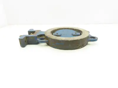 5" Wafer Style Butterfly Valve Cast Iron Disc Metal Seat No Handle
