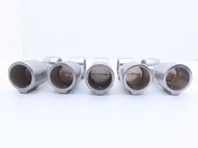 Hollaender 17-7 Speed Rail Aluminum Elbow 1-1/4" Fits 1.66" OD Pipe Lot of 5
