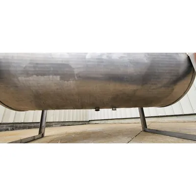Used Stainless Steel Horizontal Liquid Mixer - 350 Gal. Capacity