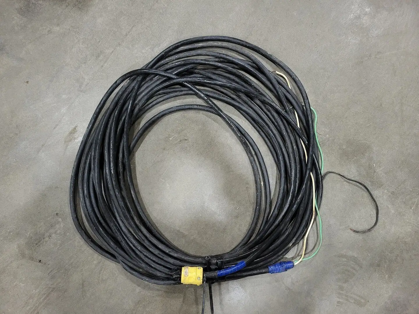 SOOW Power Cord 14 AWG 3 Conductor 600V w/ Plug 15A 125V