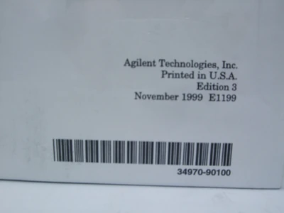 USED HP AGILENT 34970-90100